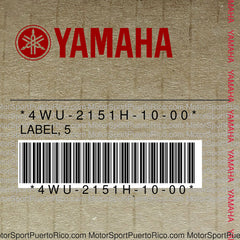 4WU-2151H-10-00 Original OEM YAMAHA
