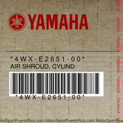 4WX-E2651-00 Original OEM YAMAHA