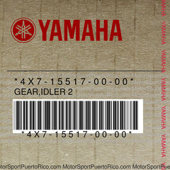 4X7-15517-00-00 Original OEM YAMAHA
