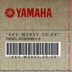 4XV-W283V-20-2X Original OEM YAMAHA