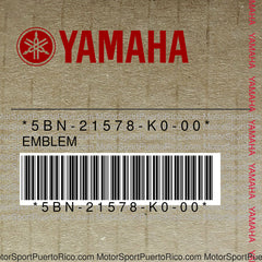 5BN-21578-K0-00 Original OEM YAMAHA