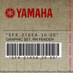 5FK-2165A-30-00 Original OEM YAMAHA