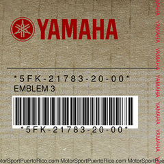 5FK-21783-20-00 Original OEM YAMAHA
