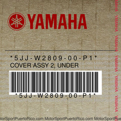 5JJ-W2809-00-P1 Original OEM YAMAHA