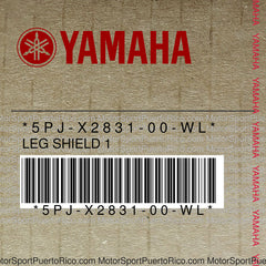 5PJ-X2831-00-WL Original OEM YAMAHA