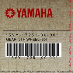 5VY-17251-00-00 Original OEM YAMAHA