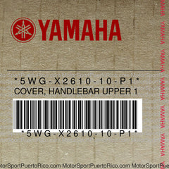 5WG-X2610-10-P1 Original OEM YAMAHA