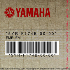 5YR-F174B-00-00 Original OEM YAMAHA