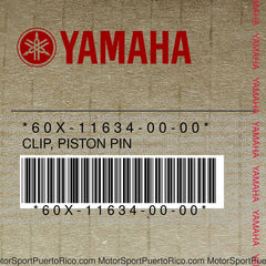 60X-11634-00-00 Original OEM YAMAHA