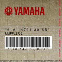 61A-14721-30-5B Original OEM YAMAHA