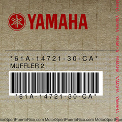 61A-14721-30-CA Original OEM YAMAHA