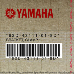 63D-43111-01-8D Original OEM YAMAHA