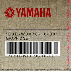 63D-W0070-10-00 Original OEM YAMAHA
