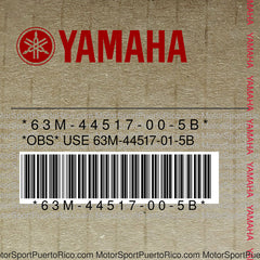 63M-44517-00-5B Original OEM YAMAHA