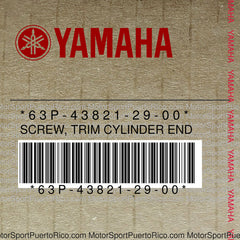 63P-43821-29-00 Original OEM YAMAHA