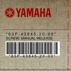 63P-43845-20-00 Original OEM YAMAHA