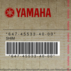 647-45533-40-00 Original OEM YAMAHA