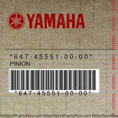 647-45551-00-00 Original OEM YAMAHA