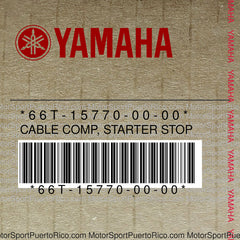 66T-15770-00-00 Original OEM YAMAHA