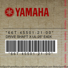 66T-45501-21-00 Original OEM YAMAHA