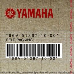66V-51367-10-00 Original OEM YAMAHA