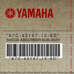 67C-43107-12-8D Original OEM YAMAHA