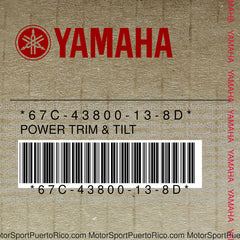 67C-43800-13-8D Original OEM YAMAHA