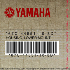 67C-44551-10-8D Original OEM YAMAHA