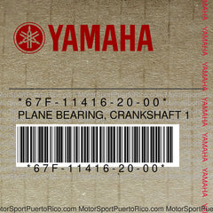 67F-11416-20-00 Original OEM YAMAHA