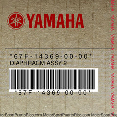 67F-14369-00-00 Original OEM YAMAHA