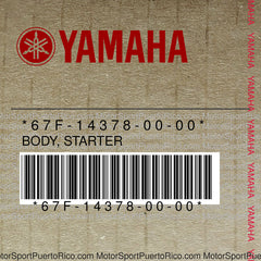 67F-14378-00-00 Original OEM YAMAHA