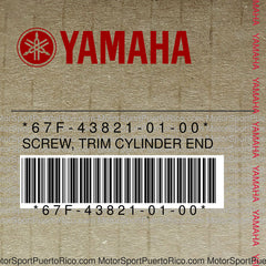 67F-43821-01-00 Original OEM YAMAHA