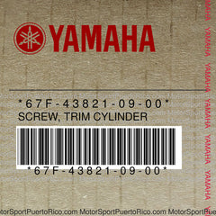 67F-43821-09-00 Original OEM YAMAHA