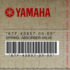 67F-43857-00-00 Original OEM YAMAHA