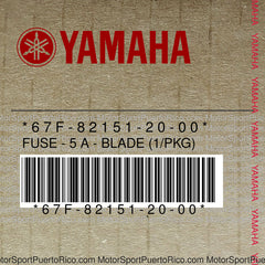 67F-82151-20-00 Original OEM YAMAHA