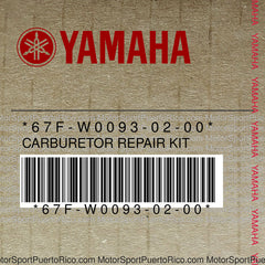 67F-W0093-02-00 Original OEM YAMAHA