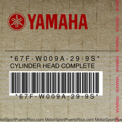 67F-W009A-29-9S Original OEM YAMAHA