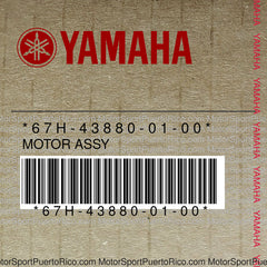 67H-43880-01-00 Original OEM YAMAHA