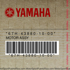 67H-43880-10-00 Original OEM YAMAHA