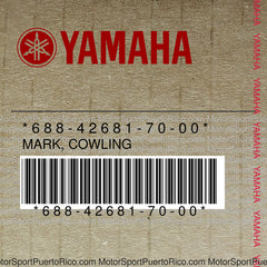 688-42681-70-00 Original OEM YAMAHA