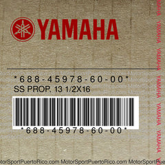 688-45978-60-00 Original OEM YAMAHA