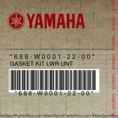 688-W0001-22-00 Original OEM YAMAHA