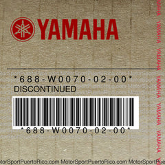 688-W0070-02-00 Original OEM YAMAHA