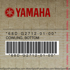 68D-G2712-01-00 Original OEM YAMAHA
