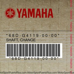 68D-G4119-00-00 Original OEM YAMAHA