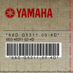 68D-G5311-00-4D Original OEM YAMAHA