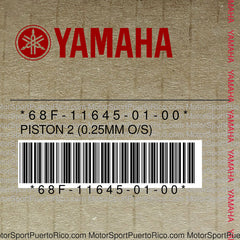 68F-11645-01-00 Original OEM YAMAHA