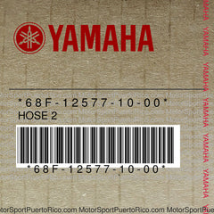 68F-12577-10-00 Original OEM YAMAHA