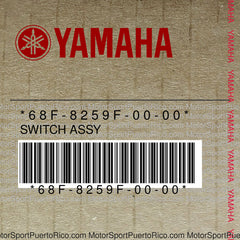 68F-8259F-00-00 Original OEM YAMAHA