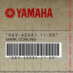 68V-42681-11-00 Original OEM YAMAHA